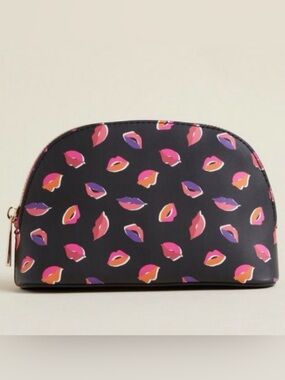🆕💋 Muah Kisses Makeup Bag NWT Torrid New Cosmetic Bag Black Pink💋